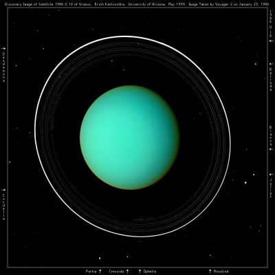 URANO ripreso dalla Voyager 2 