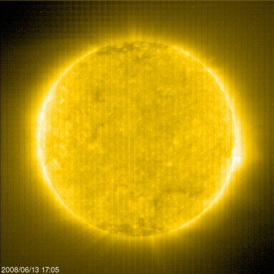 Il sole fotografato il 13 giugno 2008