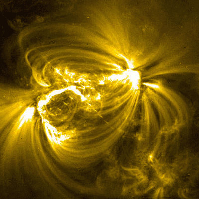 Il Sole fotografato dal satellite TRACE