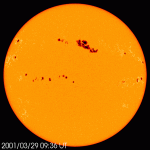 Il Sole fotografato da SOHO