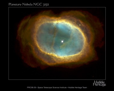 NGC 3132 nebulosa planetaria nella costellazione delle Vele