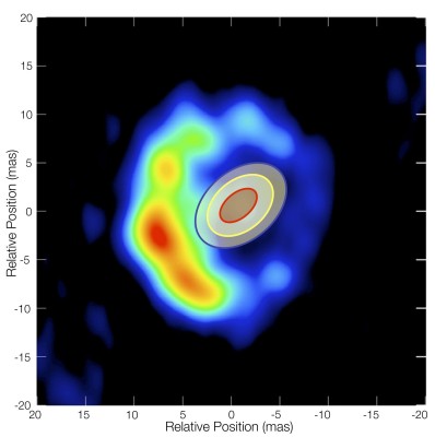 RS Ophiuchi - spettro dellespansione