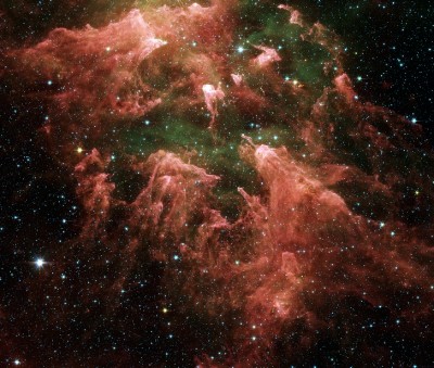 Eta Carinae ripresa dal Telescopio Spaziale SPITZER