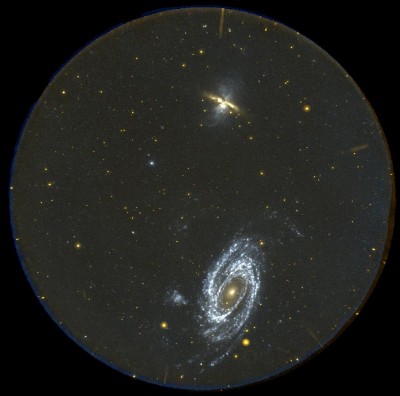 M 81 e M 82 nella costellazione dell'Orsa Maggiore