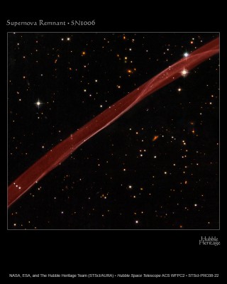 SN 1006 - Resto di supernova ripreso da Hubble