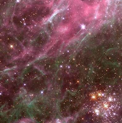 Hodge 301 ammasso aperto nel Doradus - eta stimata 25 milioni di anni - distanza in anni luce 168