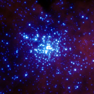 R136 ammasso aperto in 30 Doradus - Foto di Hubble Space Telescope NASA/ESA