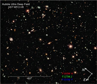 La foto deep field HEIC0916b catturata da Hubble nellagosto 2009