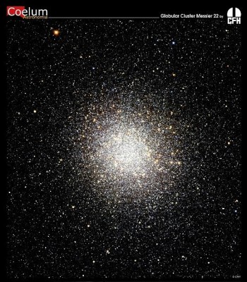 L'ammasso globulare M22 nella costellazione del Sagittario