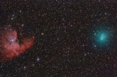 Hartley 2 e NGC 281 - Credits: NASA/Jaime Fernández