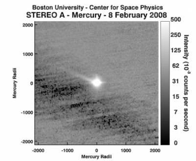 Mercurio fotografato da Stereo A - Credits: Boston University