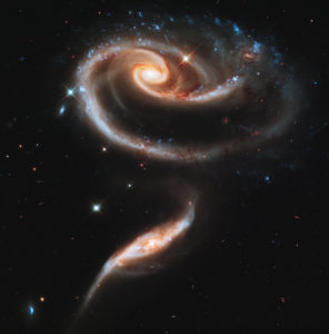 Interazione fra galassie (Arp 273) - Credits: NASA/Hubble