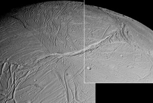 Encelado ripreso dalla Cassini - Credits: NASA/JPL