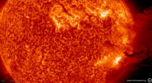 Impressionante eruzione solare del 7 giugno 2011 - Credits: NASA/SDO