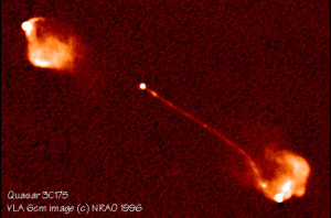 Quasar 3C 175 - Credits: VLA