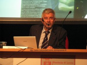 Giovanni Bignami durante la conferenza del 19 settembre 2011