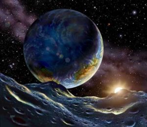 Rappresentazione artistica di un pianeta extrasolare - Credits: David Hardy