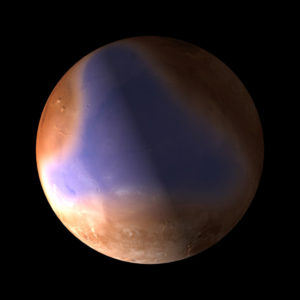Marte: concezione artistica dell'oceano su Marte - Credits: ESA, C. Carreau