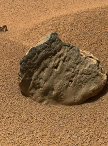 Marte - Un'immagine in dettaglio di una roccia marziana scattata da Curiosity - Credits: NASA-JPL-Caltech-MSSS