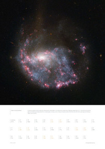 Mese di Gennaio 2013 secondo il calendario di Hubble Space Telescope - Credits: NASA/ESA