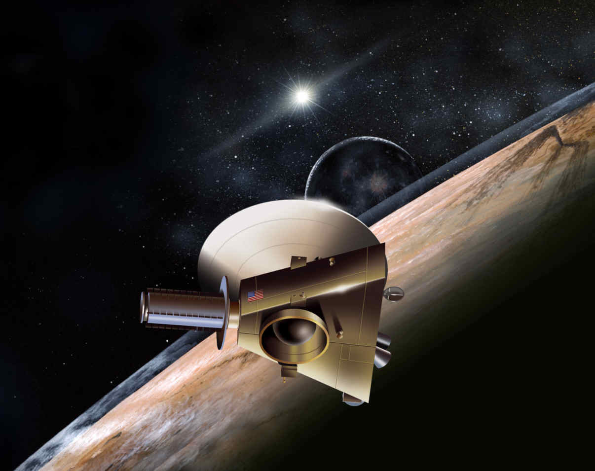 Rappresentazione artistica della New Horizons - Credits: NASA