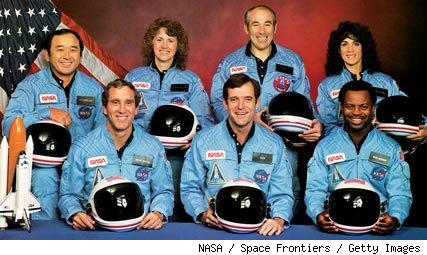 L'equipaggio del Challenger - Credits: NASA