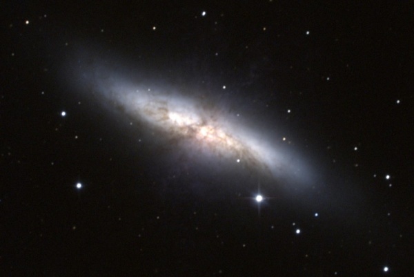 M82 ripresa nell'ottico