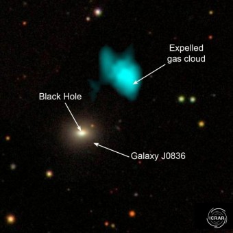 Galassia J0836 - Credits: The International Centre for Radio Astronomy Research