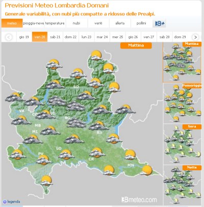 Meteo per il 20 marzo 2015 - Eclissi di Sole parziale in Italia